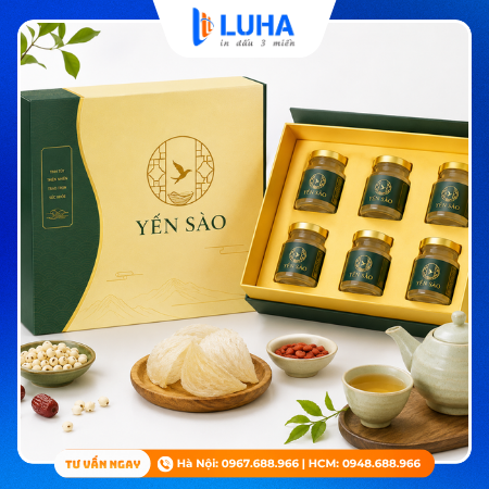 Xưởng In Hộp Yến Sào Cao Cấp Uy Tín Và Chất Lượng - Miễn Phí Thiết Kế