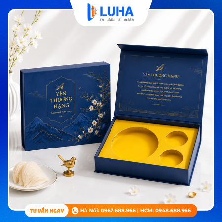 Xưởng In Hộp Yến Sào Cao Cấp Uy Tín Và Chất Lượng - Miễn Phí Thiết Kế