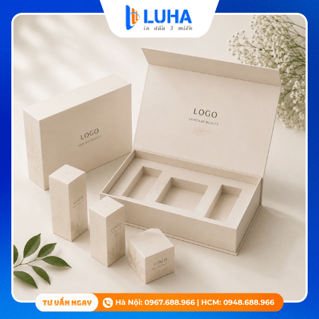 In Hộp Mỹ Phẩm Cao Cấp Chất Lượng Giá Tốt và Thiết Kế Sáng Tạo