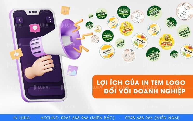 Lợi &iacute;ch in tem logo trong việc truyền th&ocirc;ng