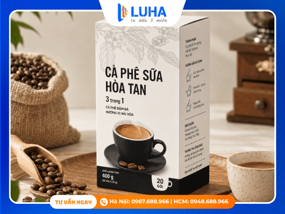 Mẫu hộp giấy mềm đựng tr&aacute;i c&acirc;y sấy c&oacute; thiết kế cửa sổ kiếng tinh tế.