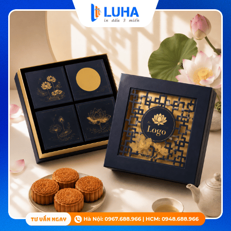 In Hộp Trung Thu Nắp Âm Dương Cao Cấp Theo Yêu Cầu