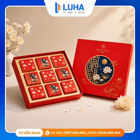 In Hộp Trung Thu Nắp Âm Dương Cao Cấp Theo Yêu Cầu
