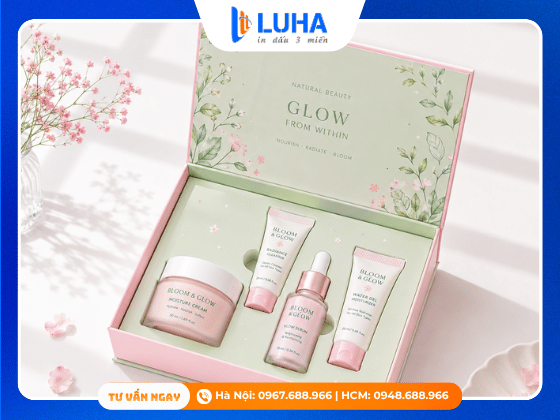 In hộp cứng gi&aacute; rẻ cho mỹ phẩm cao cấp