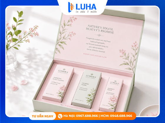 In hộp mỹ phẩm đẹp chất lượng