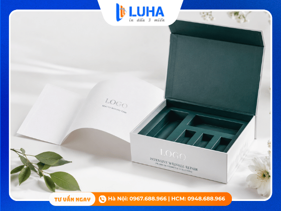 In hộp mỹ phẩm gi&uacute;p định vị thương hiệu 