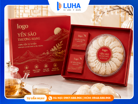 In hộp yến s&agrave;o cao cấp chất lượng