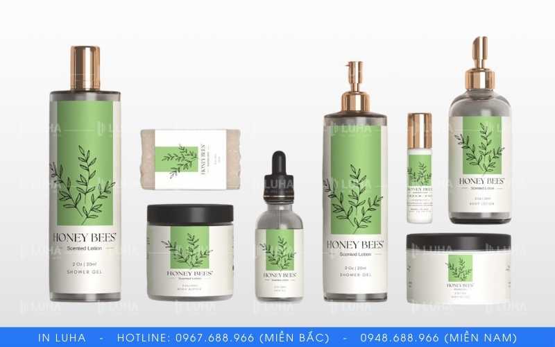 In tem &eacute;p kim mỹ phẩm cao cấp