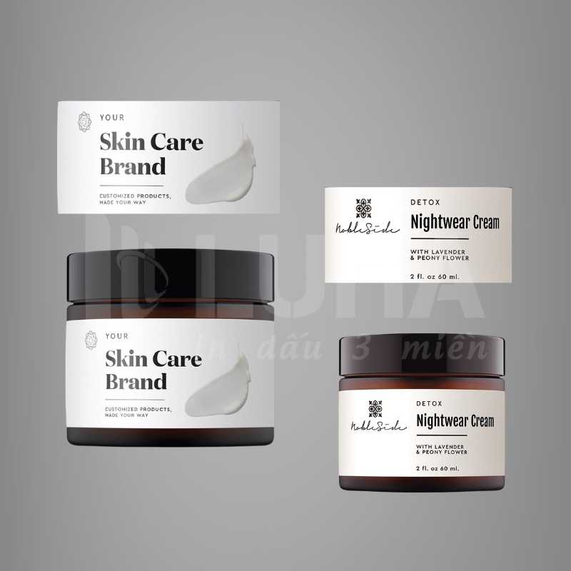 In tem nhãn mỹ phẩm theo yêu cầu, báo giá nhanh chóng