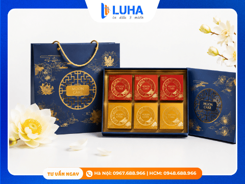In hộp trung thu l&agrave;m qu&agrave; tặng doanh nghiệp