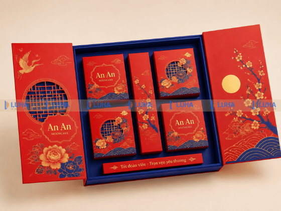 Quy tr&igrave;nh đặt in hộp trung thu cao cấp