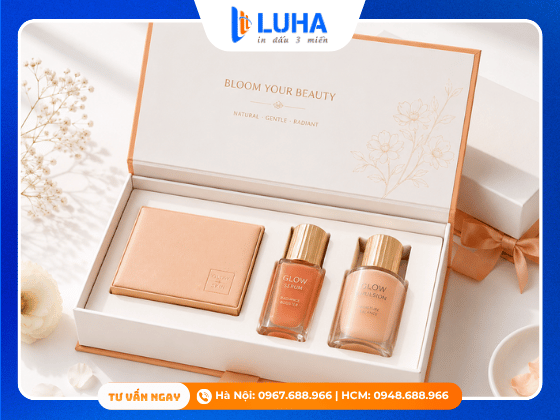 Set hộp cứng cao cấp c&oacute; khay định h&igrave;nh