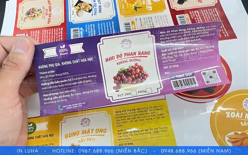 In tem nh&atilde;n n&acirc;ng cao nhận diện thương hiệu