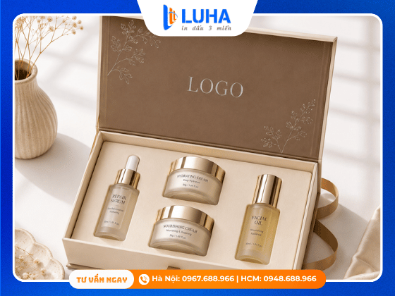 T&igrave;m hiểu quy c&aacute;ch đ&oacute;ng hộp mỹ phẩm tại in Luha