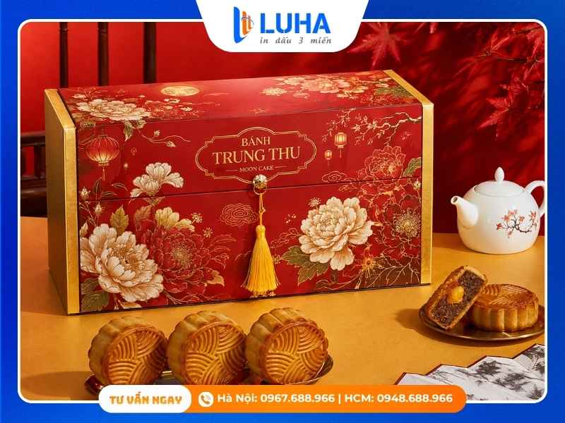 Hộp b&aacute;nh trung thu carton lạnh gi&uacute;p tăng gi&aacute; trị sản phẩm