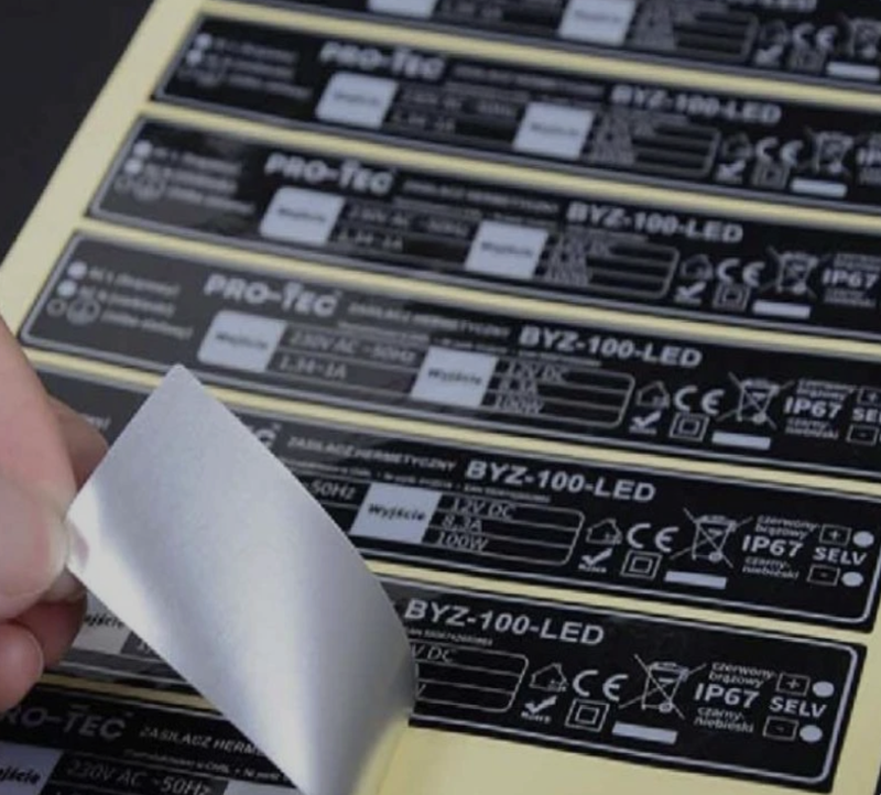 Decal xi bạc in tem niêm phong