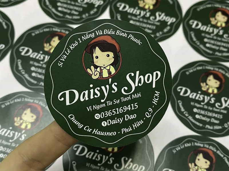 In decal logo tạo sự chuyên nghiệp