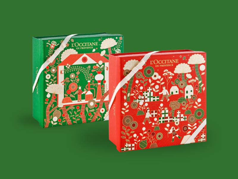 in hộp đựng quà giáng sinh