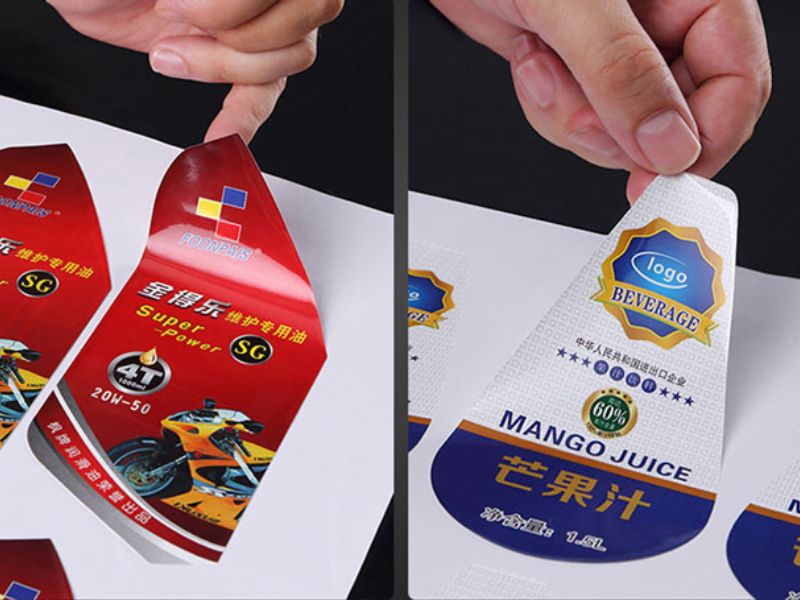 Quy trình in tem nhãn in kỹ thuật số đang được ứng dụng phổ biến trên nhiều sản phẩm khác nhau.