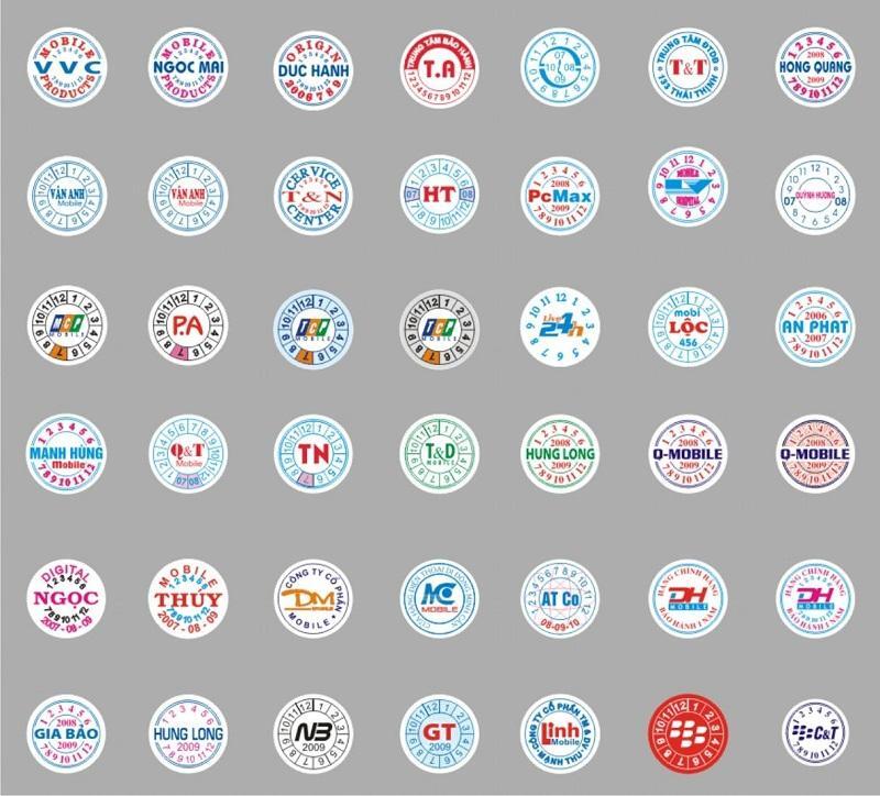 Mẫu in tem niêm phong đẹp số 2