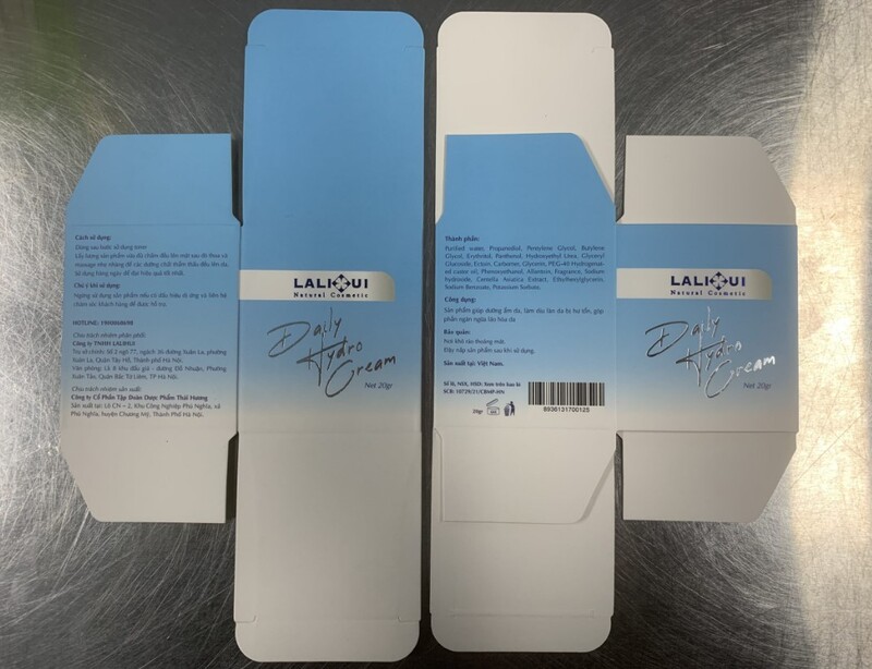 Vỏ hộp thuốc l&agrave;m từ giấy Ivory
