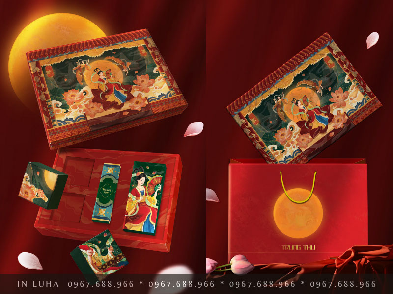 in hộp đựng bánh trung thu