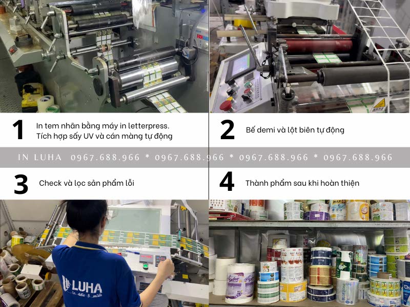 quy trình in ấn tại luha