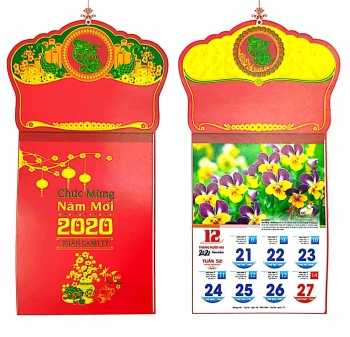 In lịch Tết giá rẻ nhất Hà Nội - Thiết kế và in lịch Tết theo yêu cầu - In lịch Tết