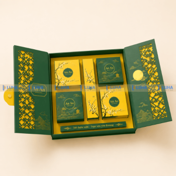 In Hộp Trung Thu Cánh Bướm Cao Cấp Ấn Tượng Cho Doanh Nghiệp