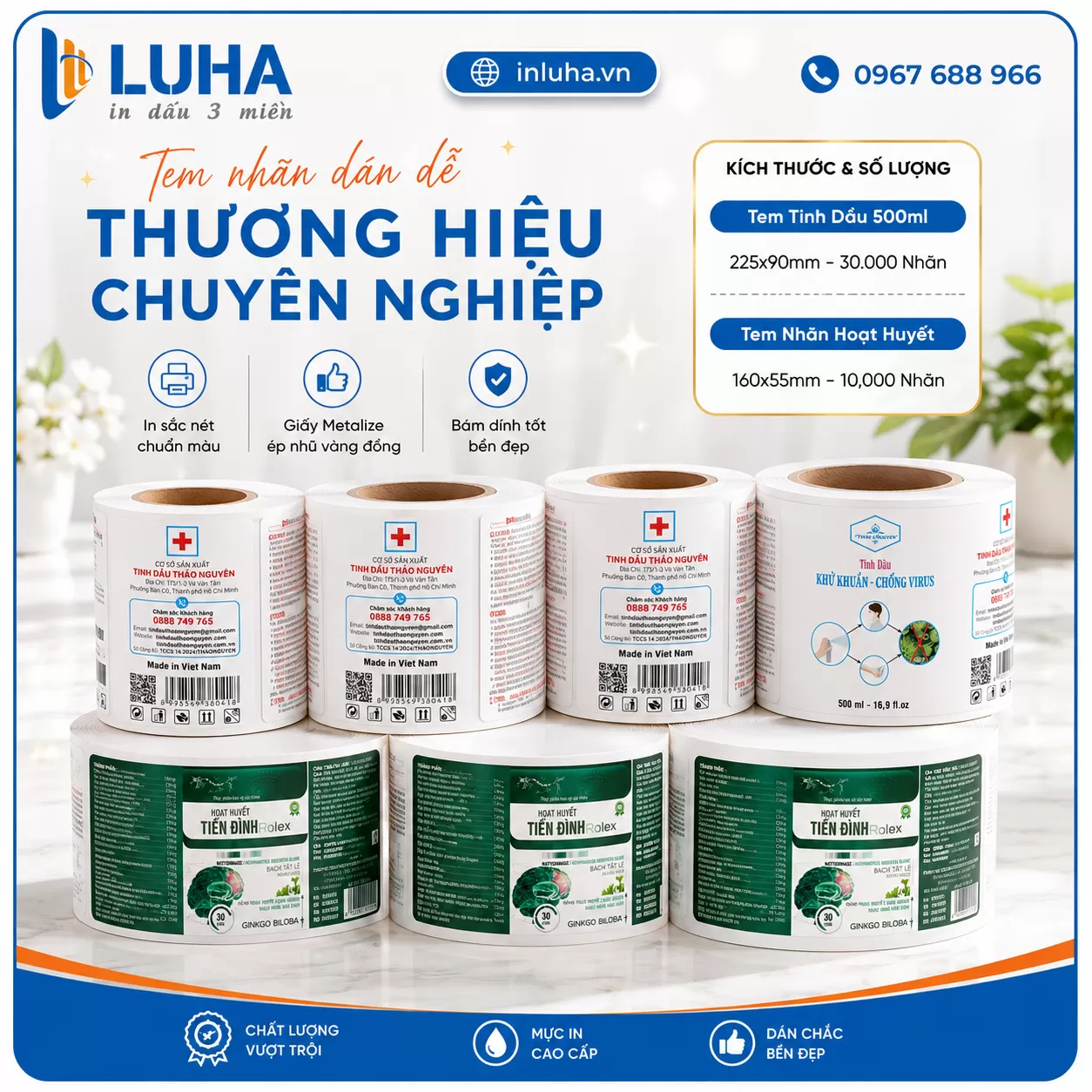 In tem nhãn dược phẩm